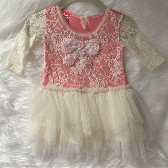 Baby Girl Formal Bow Dress - Picture 1 of 4